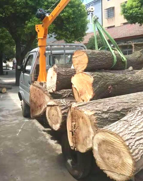 林业林场木材运输车装载案例